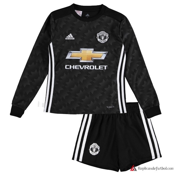 Camiseta Manchester United Segunda equipación ML Niño 2017-2018